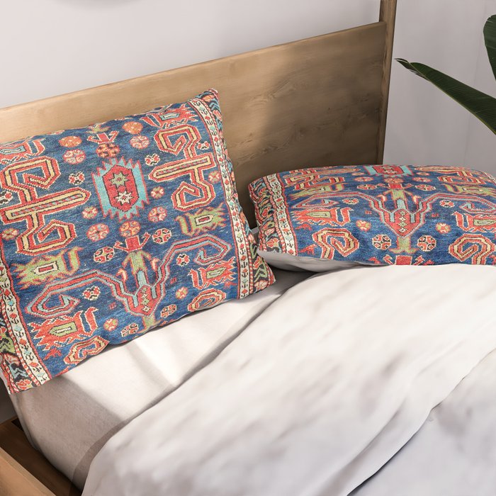 Perepedil Shirvan East Caucasus Rug Print Pillow Sham Gallery Image 2