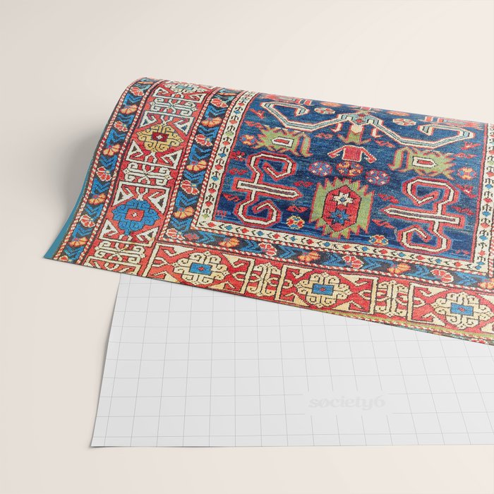 Perepedil Shirvan East Caucasus Rug Print Wrapping Paper Gallery Image 2