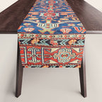 Perepedil Shirvan East Caucasus Rug Print Table Runner Gallery Image 1