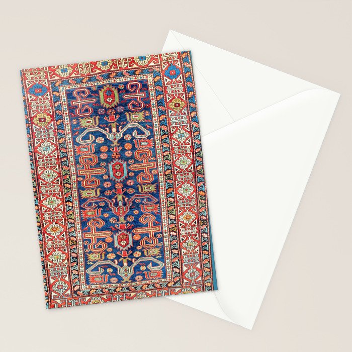 Perepedil Shirvan East Caucasus Rug Print Stationery Card Gallery Image 2