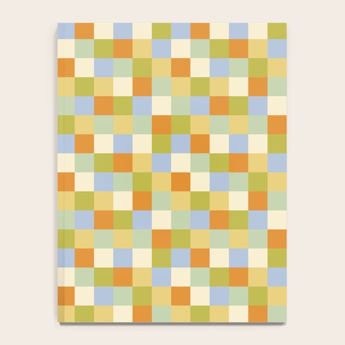 Bold Retro Checks Pattern - Small XXXVI Notebook Gallery Image 4