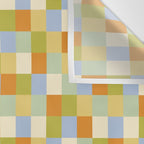 Bold Retro Checks Pattern - Small XXXVI Wall Tapestry Gallery Image 3