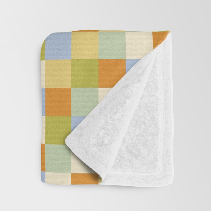 Bold Retro Checks Pattern - Small XXXVI Throw Blanket Gallery Image 3