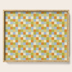 Bold Retro Checks Pattern - Small XXXVI Serving Tray Gallery Image 1