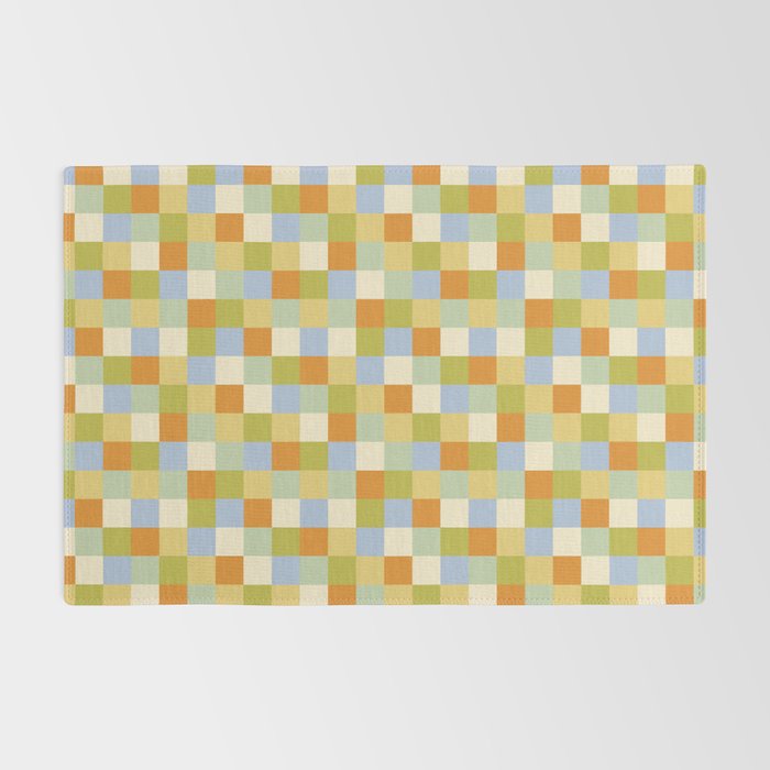 Bold Retro Checks Pattern - Small XXXVI Rug Gallery Image 2
