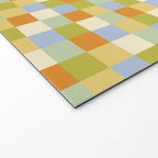 Bold Retro Checks Pattern - Small XXXVI Welcome Mat Gallery Image 2