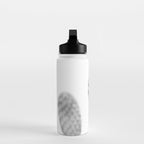 Black and white Cactus | Botanical film photography art Water Bottle Gallery Image 3