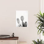 Black and white Cactus | Botanical film photography art Poster Gallery Image 2