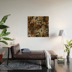 Night Garden Gold Wood Wall Art Gallery Image 2