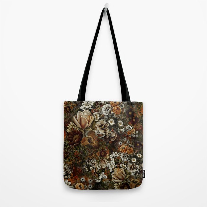 Night Garden Gold Tote Bag Gallery Image 2