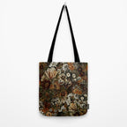 Night Garden Gold Tote Bag Gallery Image 2