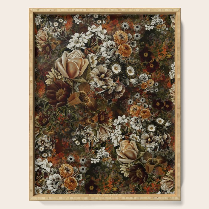 Night Garden Gold Serving Tray Gallery Image 1