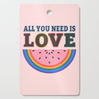 All You Need is Love Cutting Board Gallery Image 1