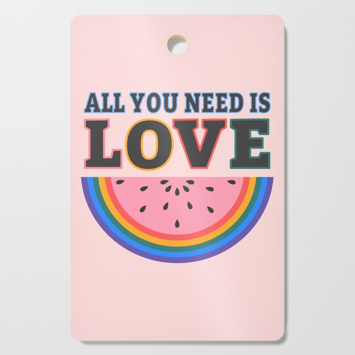 All You Need is Love Cutting Board Gallery Image 1