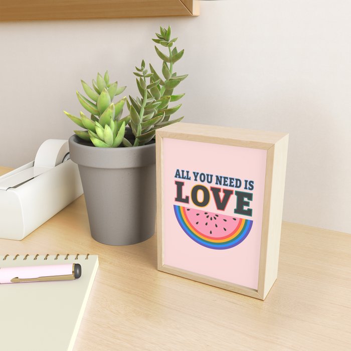 All You Need is Love Mini Art Print Gallery Image 2