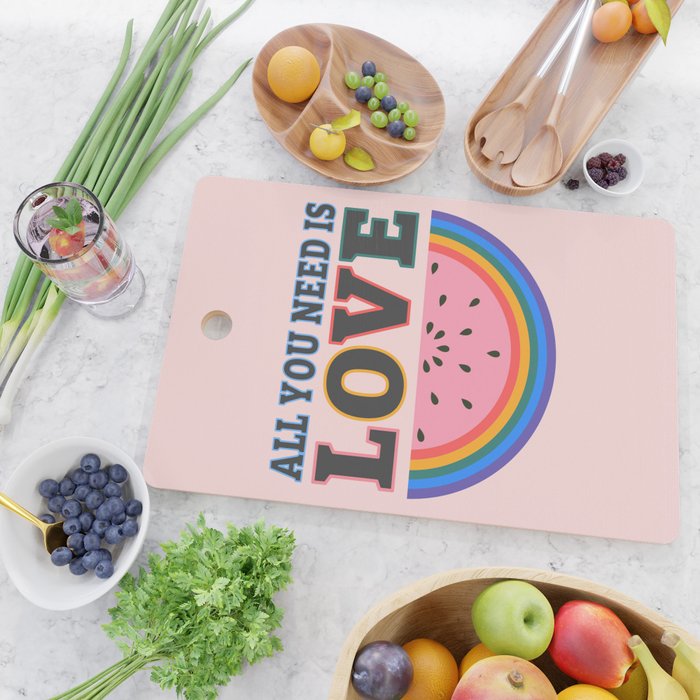 All You Need is Love Cutting Board Gallery Image 2