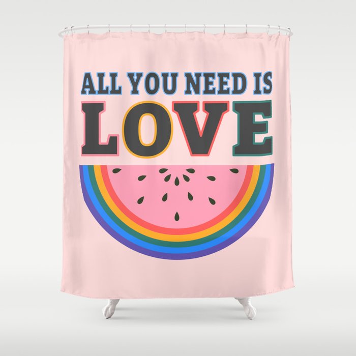 All You Need is Love Shower Curtain Gallery Image 1