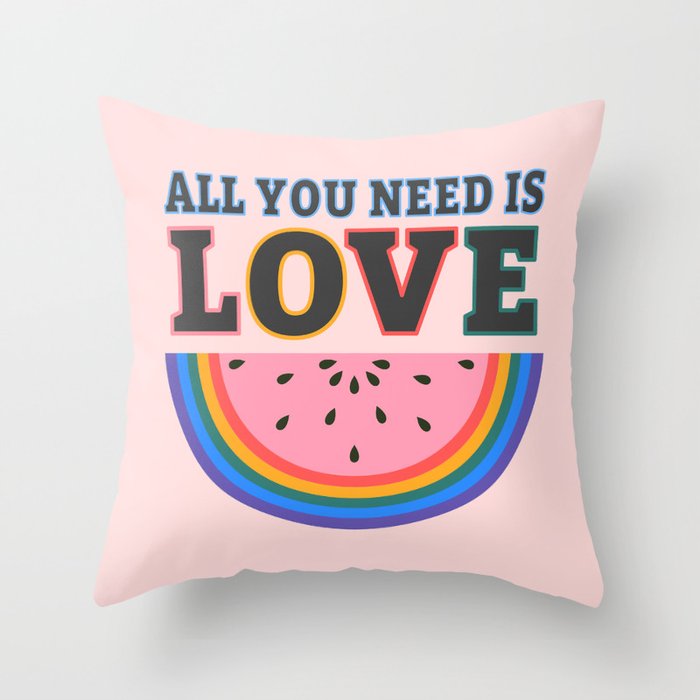 All You Need is Love Throw Pillow Gallery Image 6
