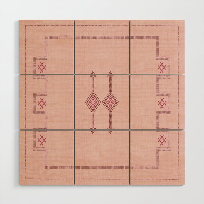 Bungalow Kilim Wood Wall Art Gallery Image 1