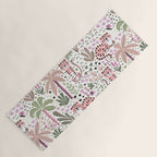 Pink Cute Tigers Yoga Mat Gallery Image 1