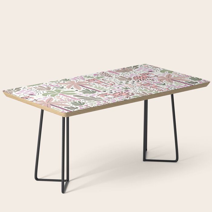 Pink Cute Tigers Coffee Table Gallery Image 1