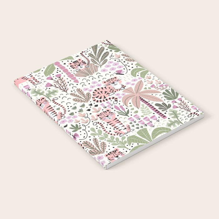 Pink Cute Tigers Notebook Gallery Image 2