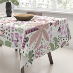 Pink Cute Tigers Tablecloth Gallery Image 3