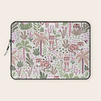 Pink Cute Tigers Laptop Sleeve Gallery Image 1