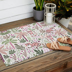 Pink Cute Tigers Outdoor Rug Gallery Image 2