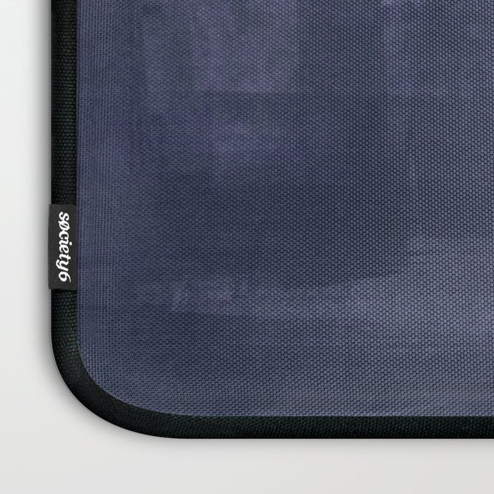 Navy Black Rothko Fun Colorful Mid Century Modern Abstract Painting Shapes Pattern Laptop Sleeve Gallery Image 3