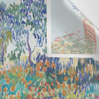 Vincent van Gogh  Garden at Arles 1888 Impressionism Flowers Landscape Art Exhibition Print Wall Tapestry Gallery Image 3