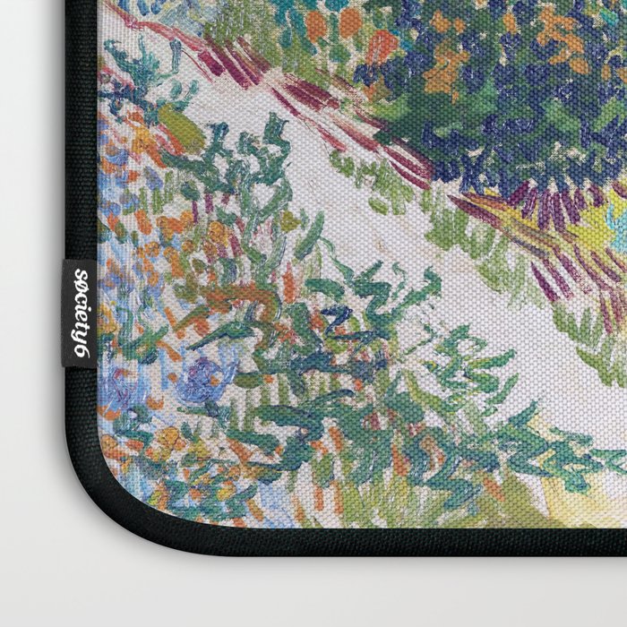 Vincent van Gogh  Garden at Arles 1888 Impressionism Flowers Landscape Art Exhibition Print Laptop Sleeve Gallery Image 3