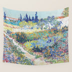 Vincent van Gogh  Garden at Arles 1888 Impressionism Flowers Landscape Art Exhibition Print Wall Tapestry Gallery Image 4