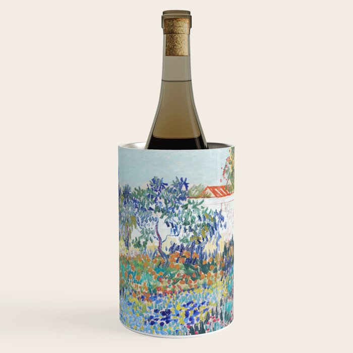 Vincent van Gogh  Garden at Arles 1888 Impressionism Flowers Landscape Art Exhibition Print Wine Chiller Gallery Image 3