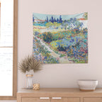 Vincent van Gogh  Garden at Arles 1888 Impressionism Flowers Landscape Art Exhibition Print Wall Tapestry Gallery Image 2