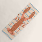 Lobster - Blue Stripes Yoga Mat Gallery Image 1