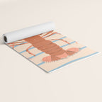 Lobster - Blue Stripes Yoga Mat Gallery Image 2