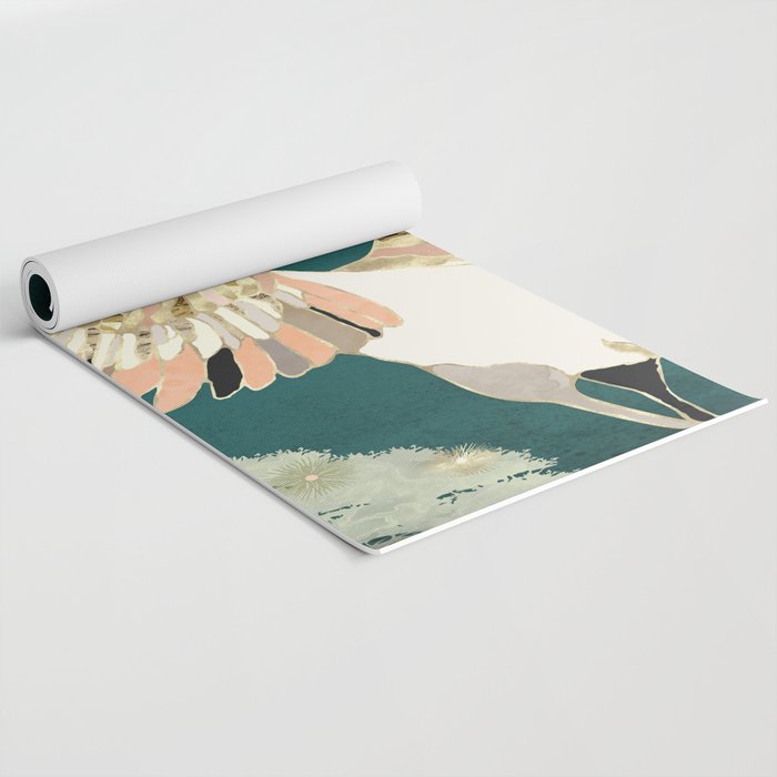 Golden Crane Yoga Mat Gallery Image 2