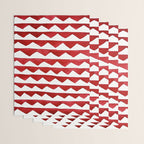 Red Triangle Lines Wrapping Paper Gallery Image 3