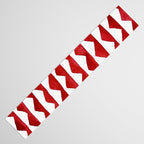 Red Triangle Lines Table Runner Gallery Image 3