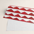 Red Triangle Lines Wrapping Paper Gallery Image 2