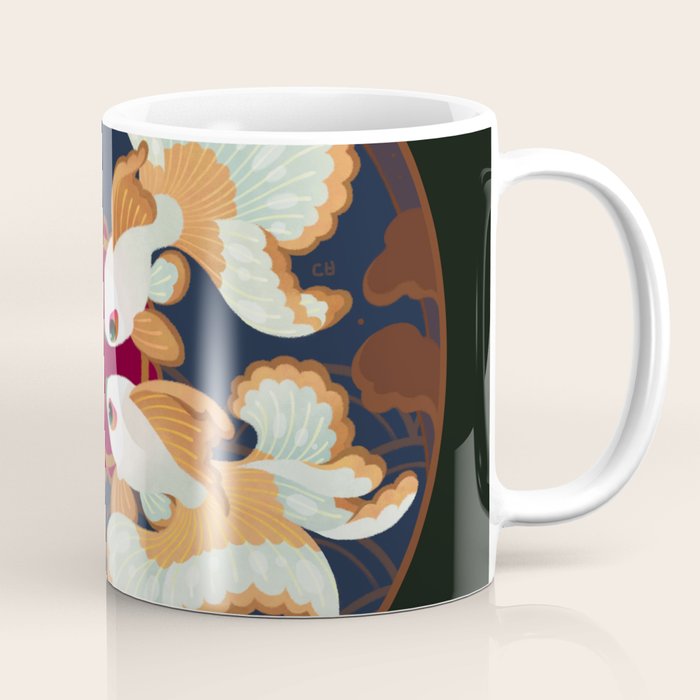 Three tosakin goldfish Coffee Mug Gallery Image 1
