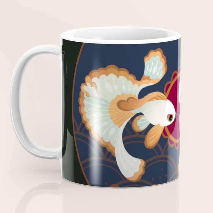 Three tosakin goldfish Coffee Mug Gallery Image 3