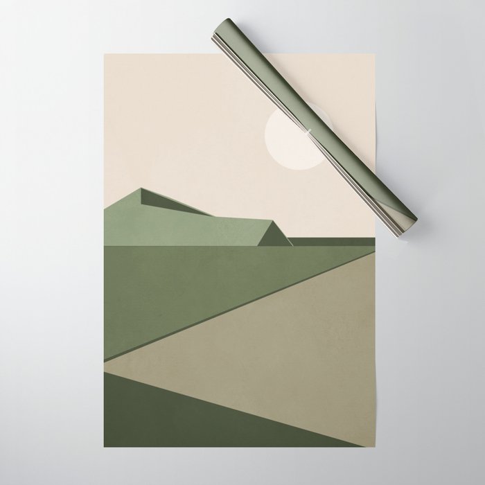 Abstract Minimal Geometric 14 Wrapping Paper Gallery Image 1