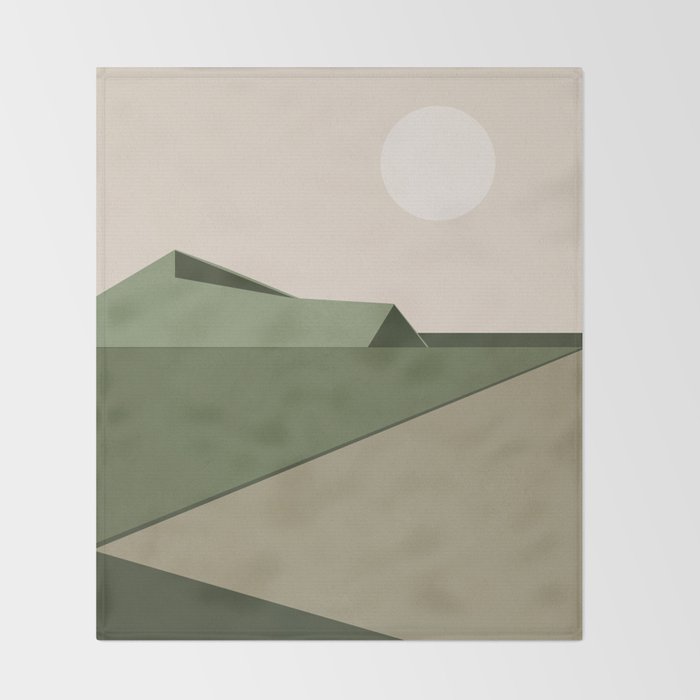 Abstract Minimal Geometric 14 Throw Blanket Gallery Image 2