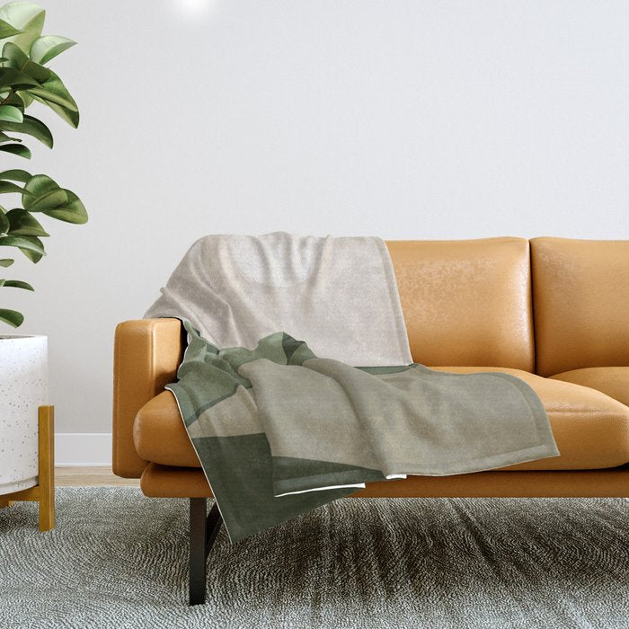 Abstract Minimal Geometric 14 Throw Blanket Gallery Image 1