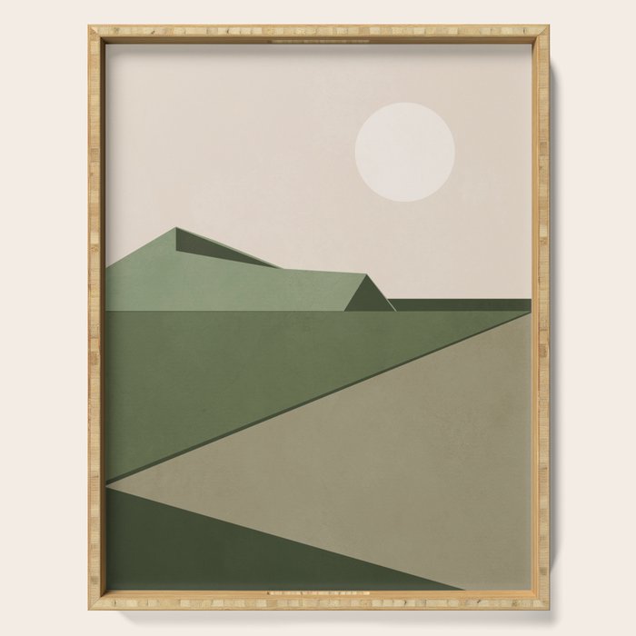 Abstract Minimal Geometric 14 Serving Tray Gallery Image 1