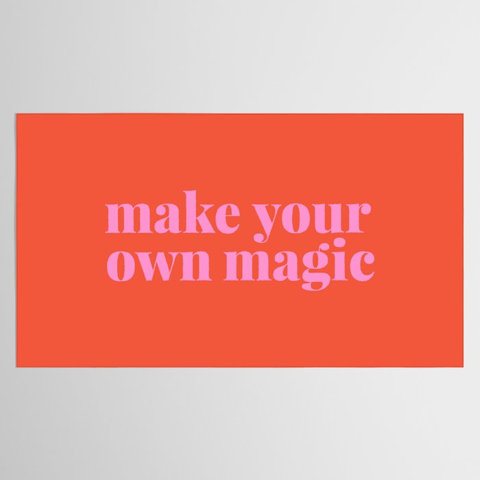 Make Your Own Magic | Pink and Orange Tablecloth Gallery Image 2