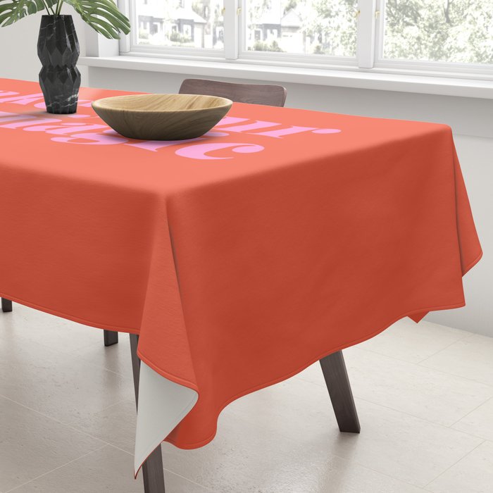 Make Your Own Magic | Pink and Orange Tablecloth Gallery Image 3