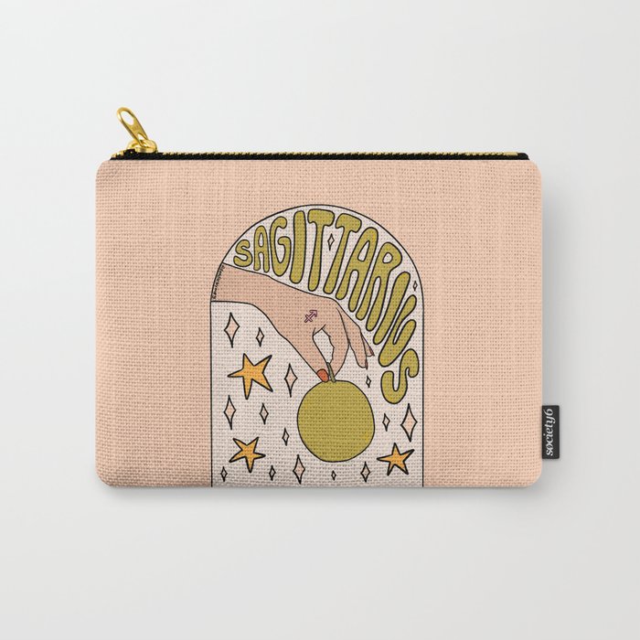 Sagittarius Guava Carry All Pouch Gallery Image 1